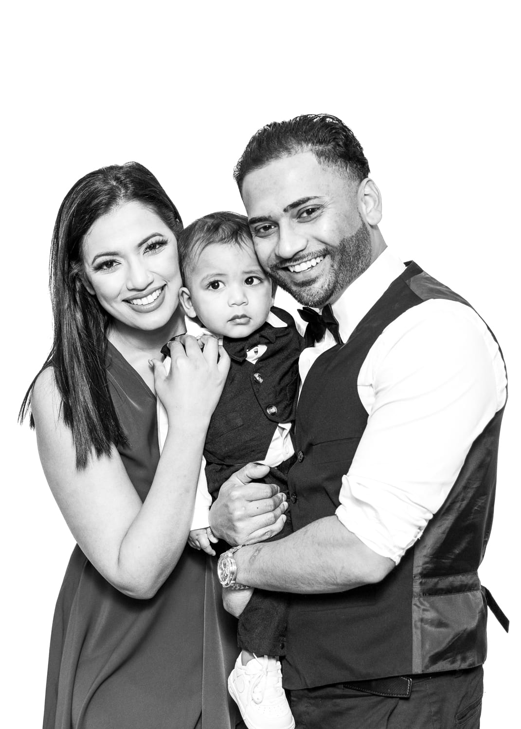 Portrait studio setup inside an event